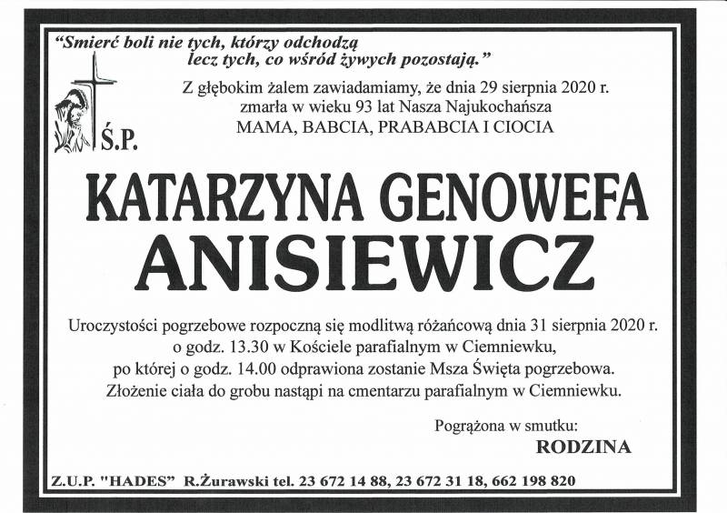 Katarzyna Genowefa Anisiewicz