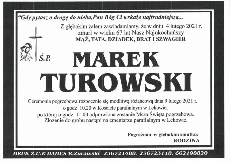 MAREK TUROWSKI