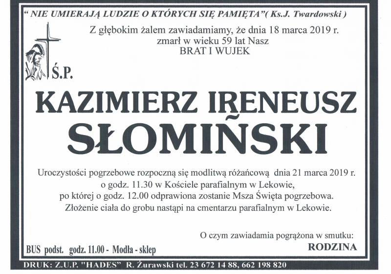 Kazimierz Ireneusz Słomiński