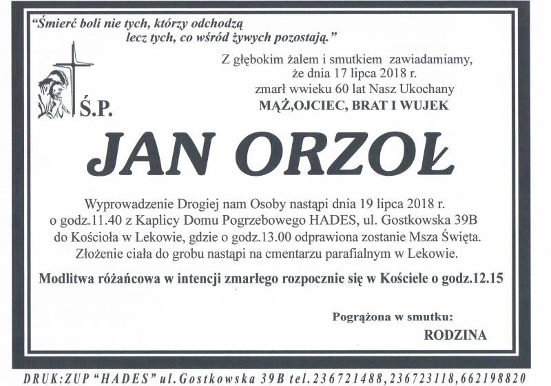 Jan Orzoł