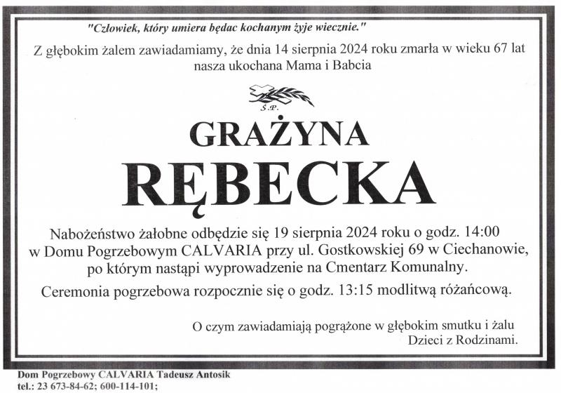 Grażyna Rębecka