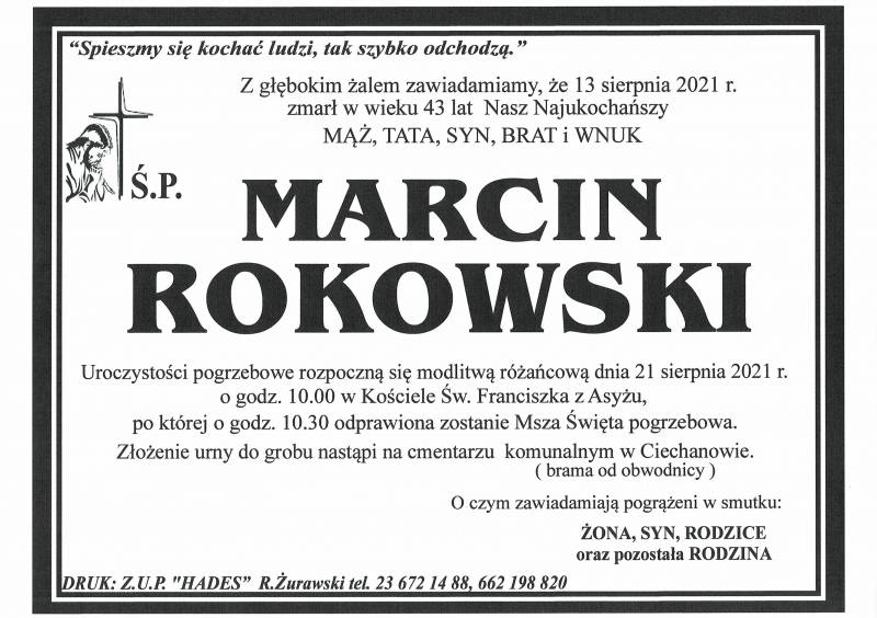 MARCIN ROKOWSKI