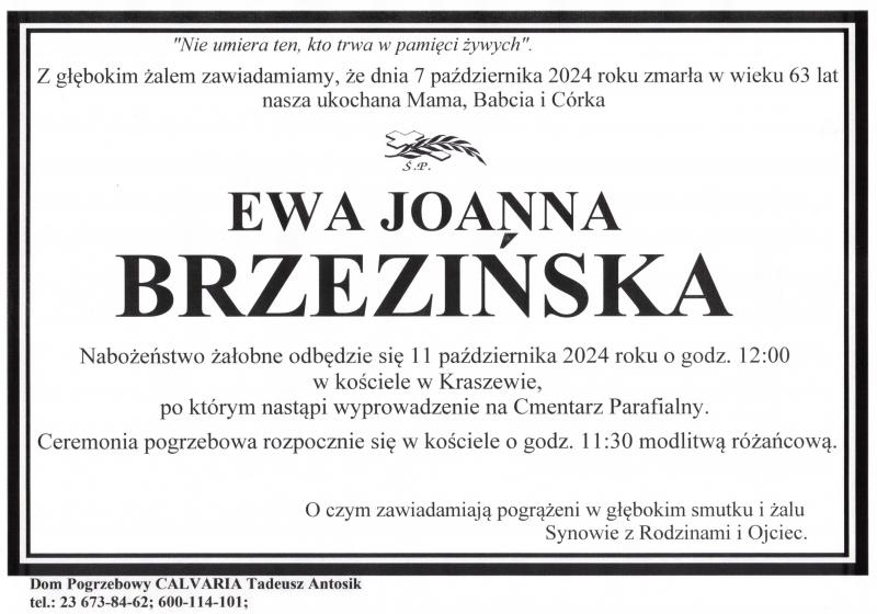 Ewa Joanna Brzezińska