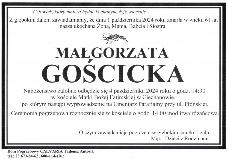 Małgorzata Gościcka