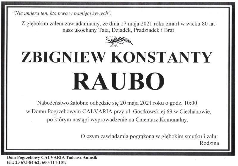 Zbigniew Konstanty Raubo