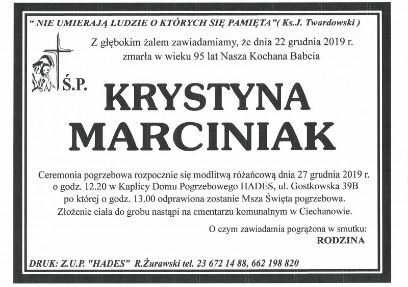 Krystyna  Marciniak