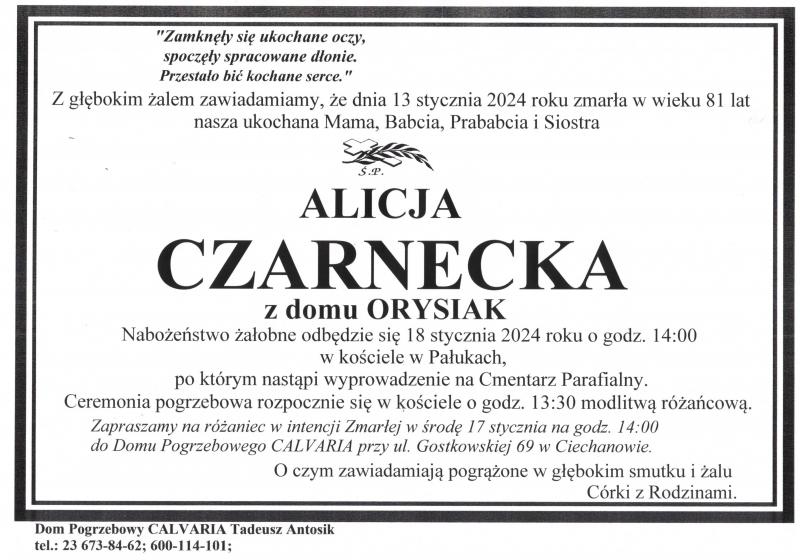 Alicja Czarnecka