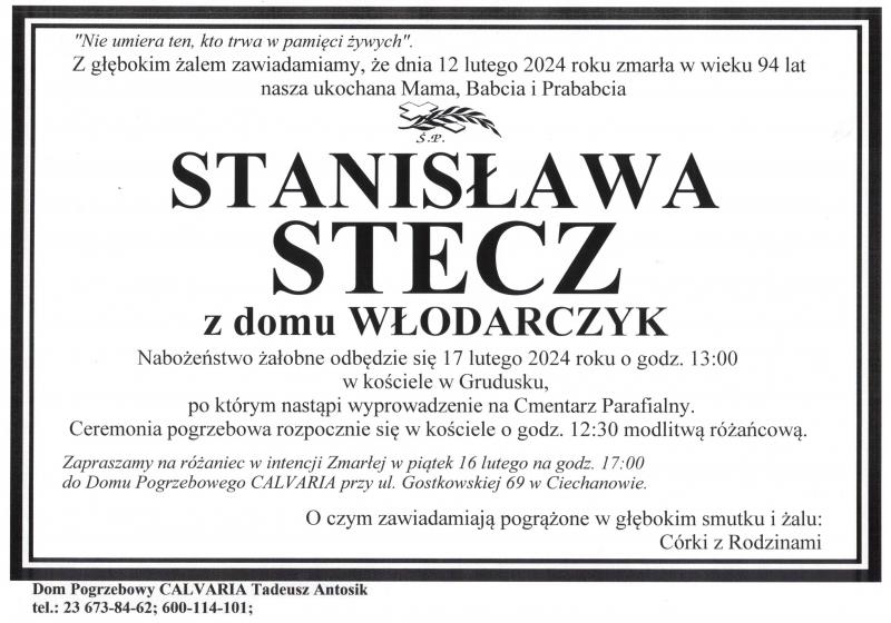 Stanisława Stecz