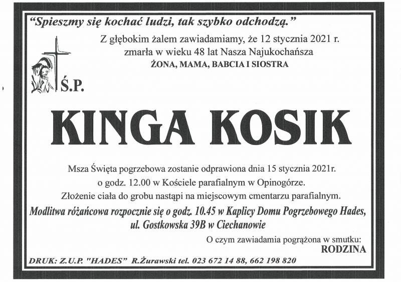 KINGA KOSIK