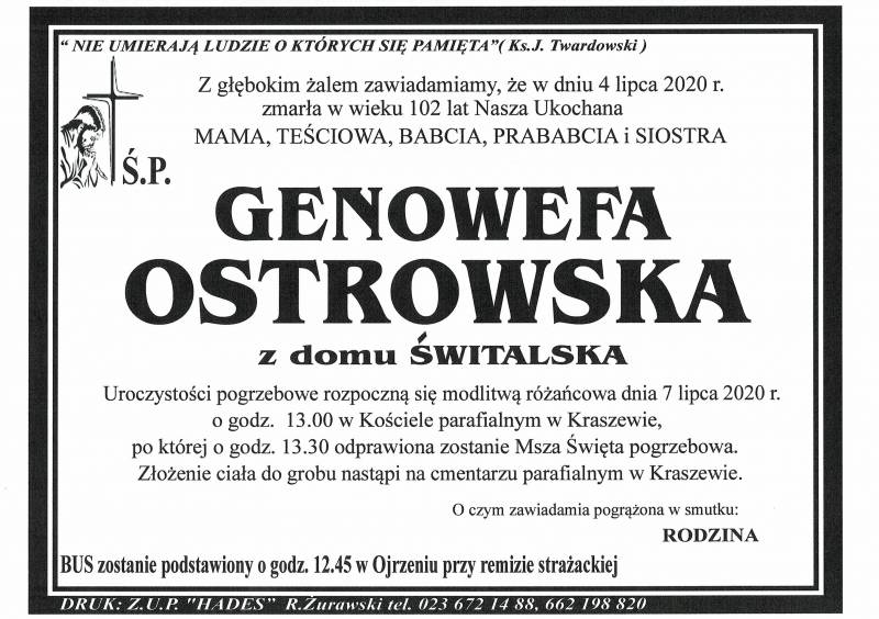 Genowefa Ostrowska