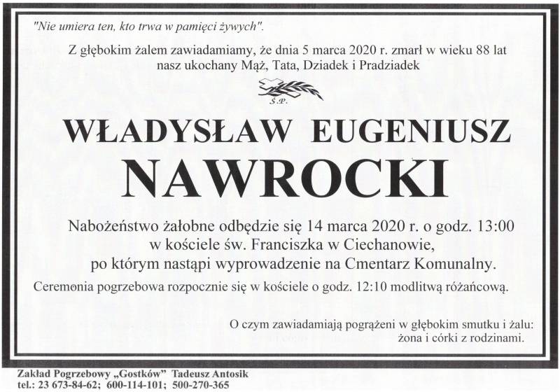 WŁADYSŁAW  EUGENIUSZ NAWROCKI