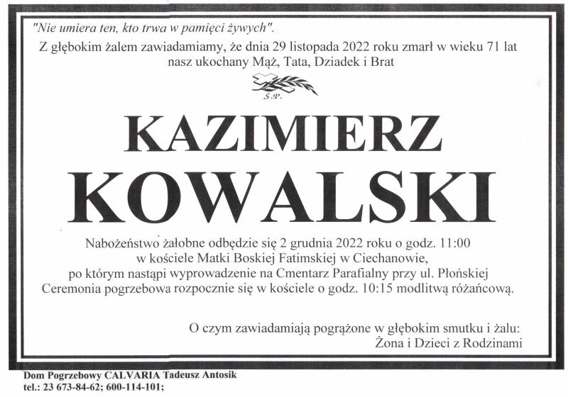Kazimierz Kowalski