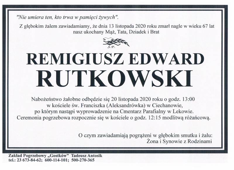 Remigiusz Edward Rutkowski