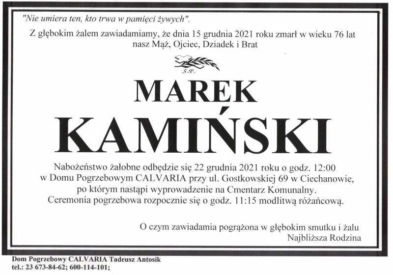 Marek Kamiński