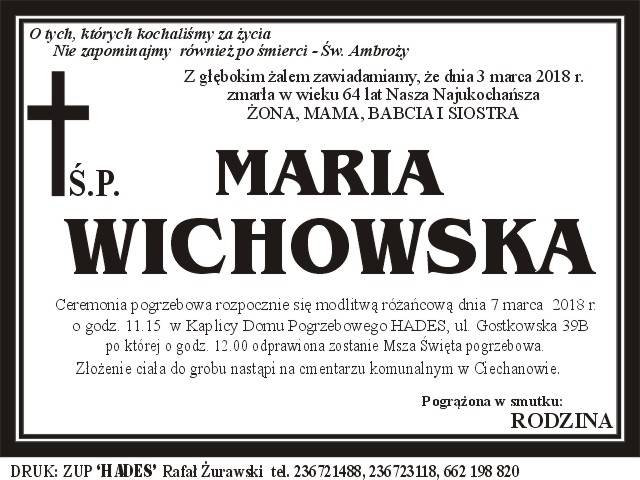 MARIA WICHOWSKA