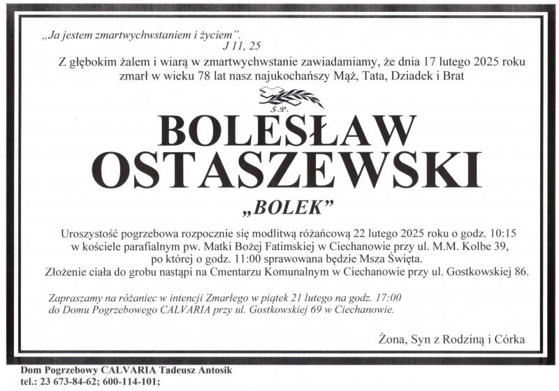 Bolesław Ostaszewski