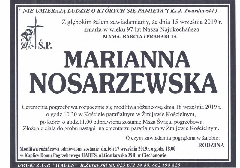Marianna Nosarzewska