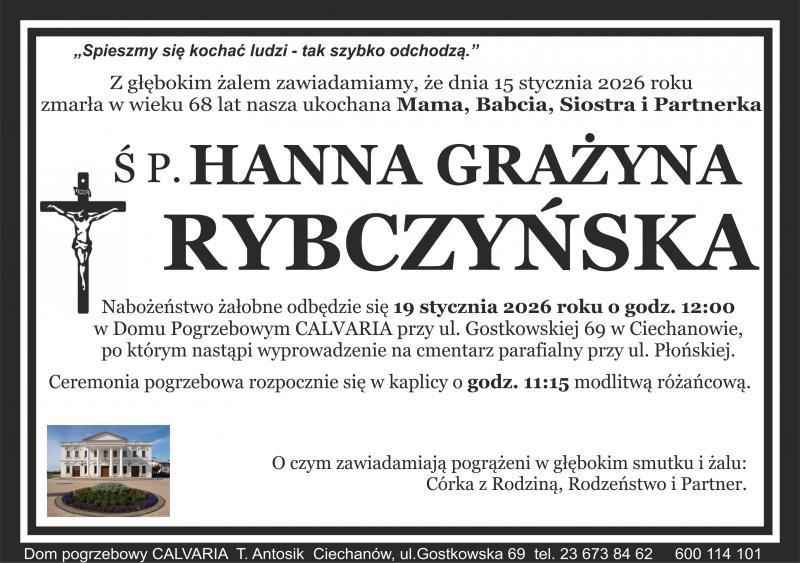 Hanna Grażyna Rybczyńska