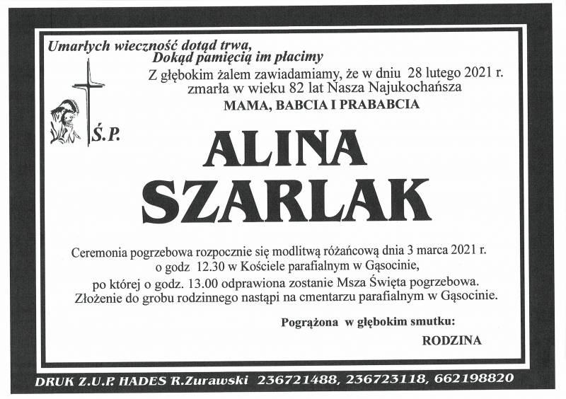 ALINA SZARLAK