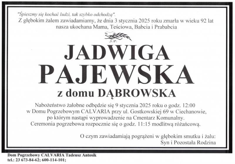Jadwiga Pajewska