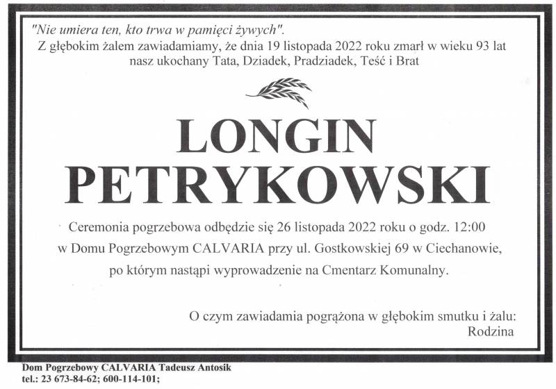 Longin Petrykowski