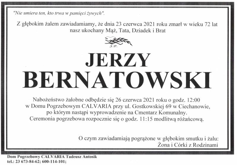 Jerzy Bernatowski