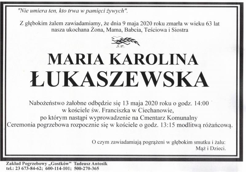 Maria Karolina Łukaszewska