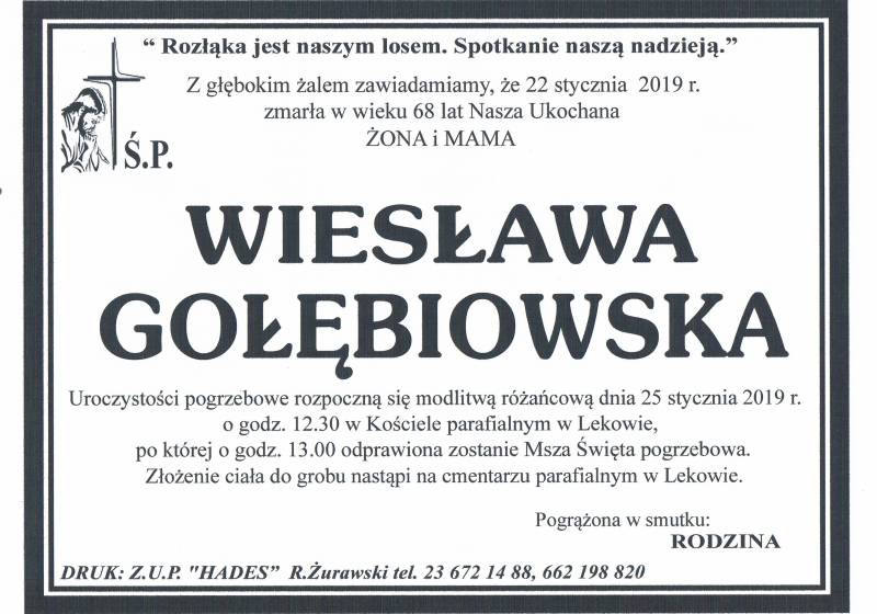 Wiesława Gołębiowska