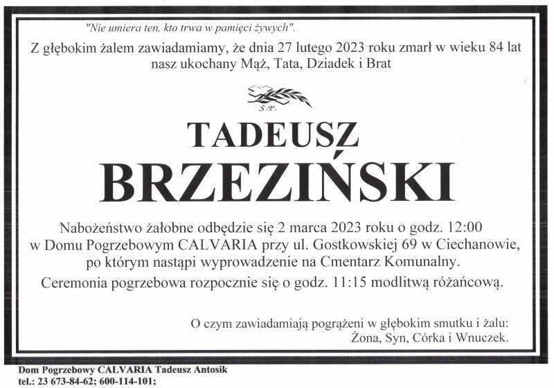 Tadeusz Brzeziński