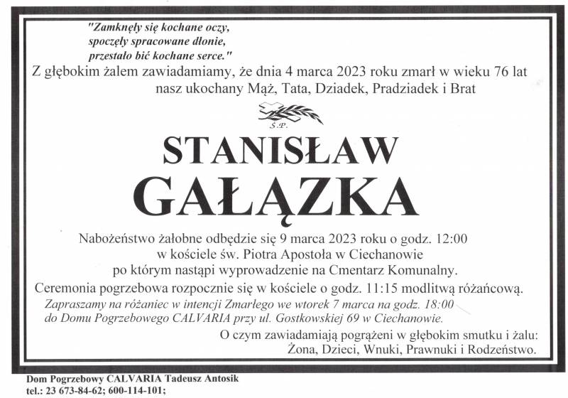 Stanisław Gałązka
