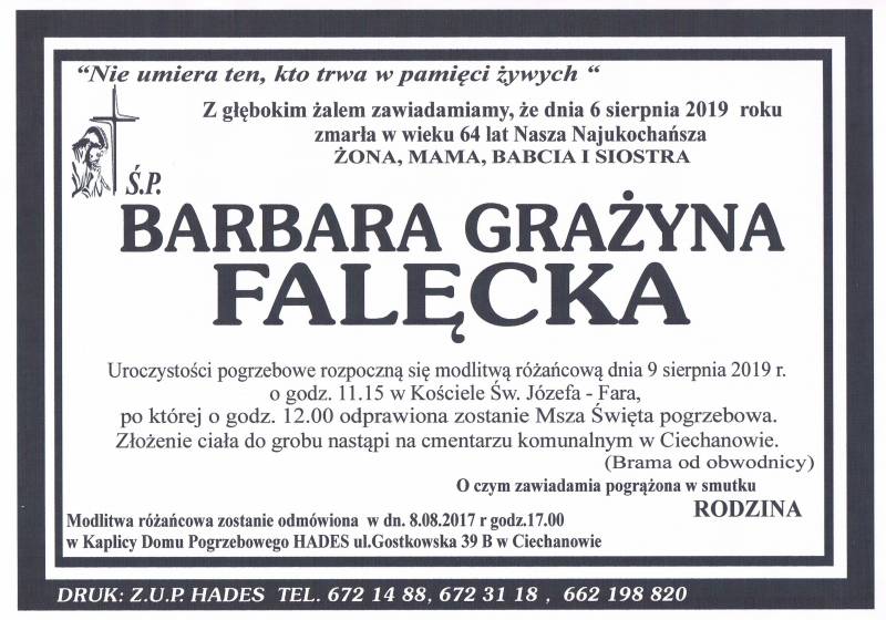 Barbara Grażyna Falęcka