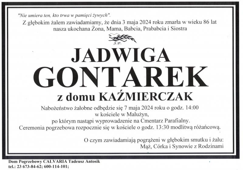 Jadwiga Gontarek