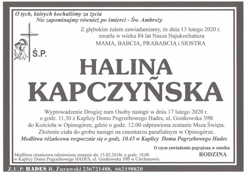 Halina Kapczyńska