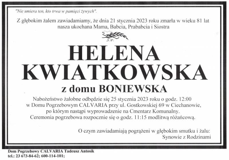 Helena Kwiatkowska