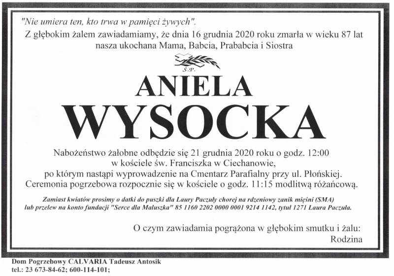 Aniela Wysocka