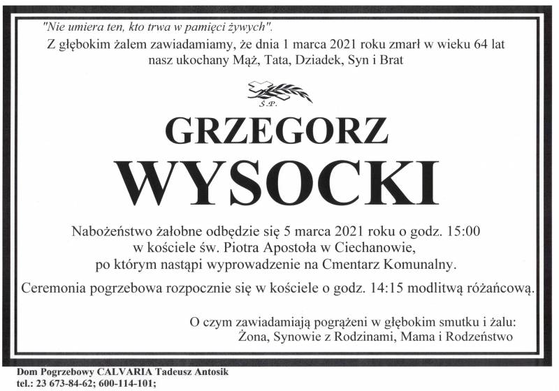 Grzegorz Wysocki