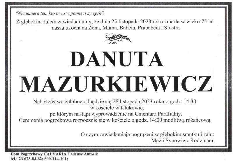 Danuta Mazurkiewicz