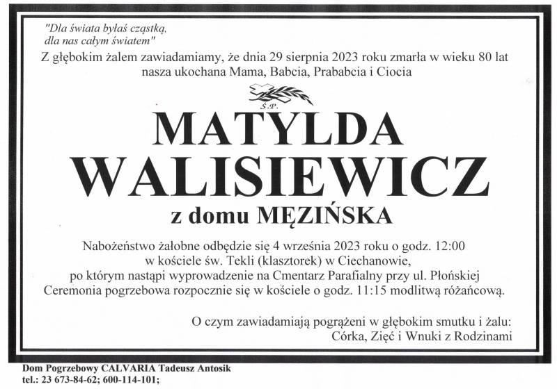 Matylda Walisiewicz
