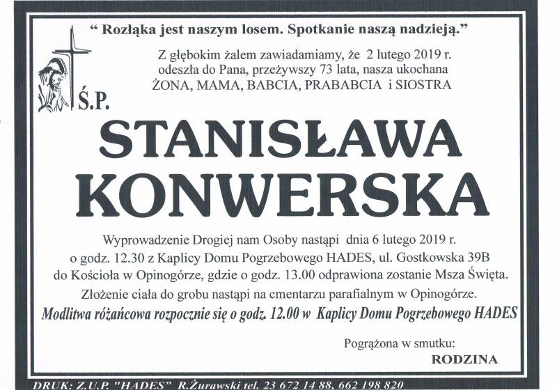Stanisława Konwerska