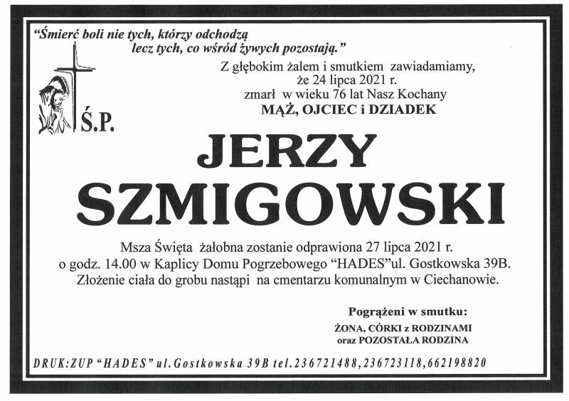 JERZY SZMIGOWSKI