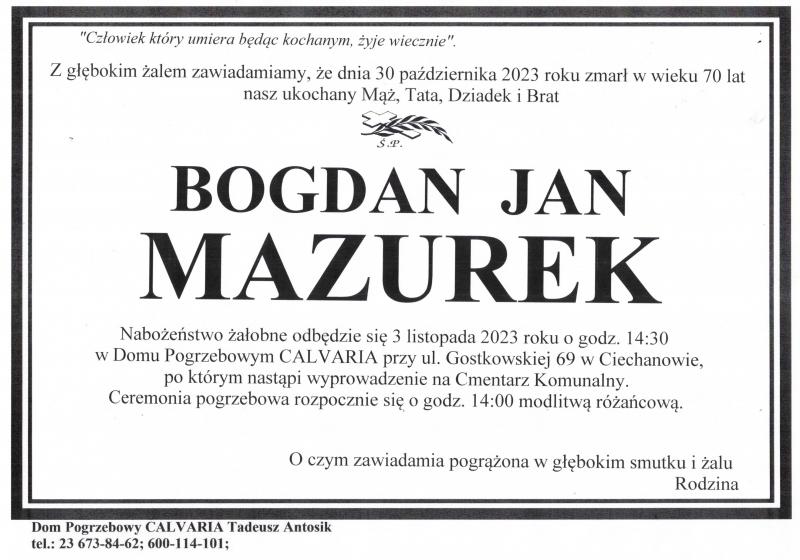Bogdan Jan Mazurek