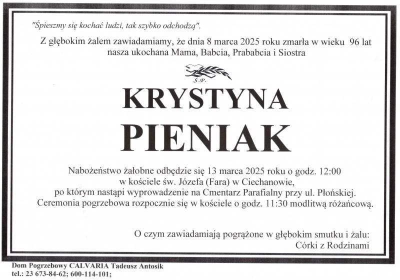 Krystyna Pieniak