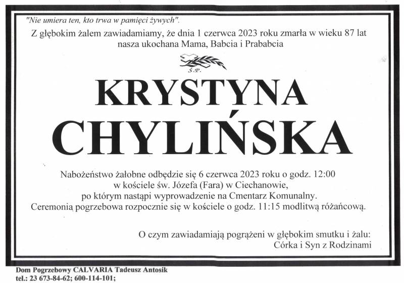 Krystyna Chylińska