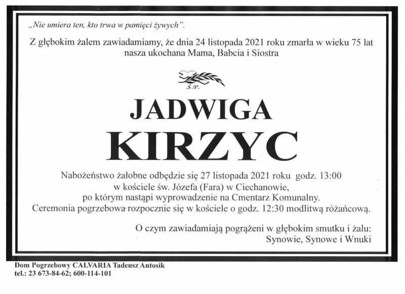 Jadwiga Kirzyc