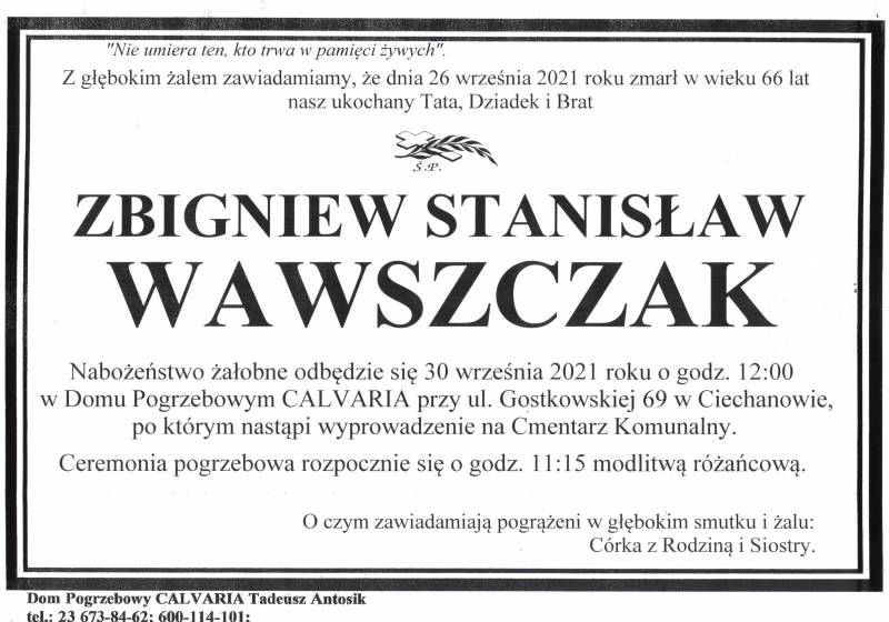 Zbigniew Stanisław Wawszczak