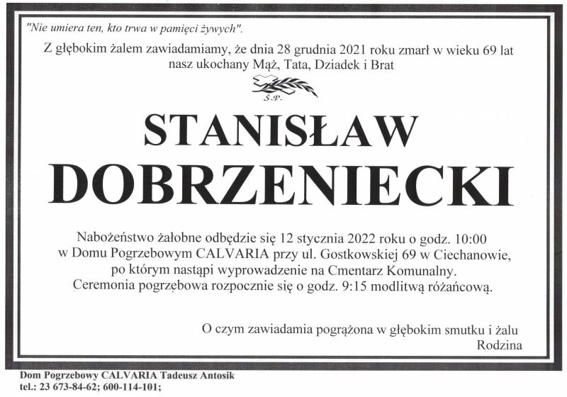 Stanisław Dobrzeniecki