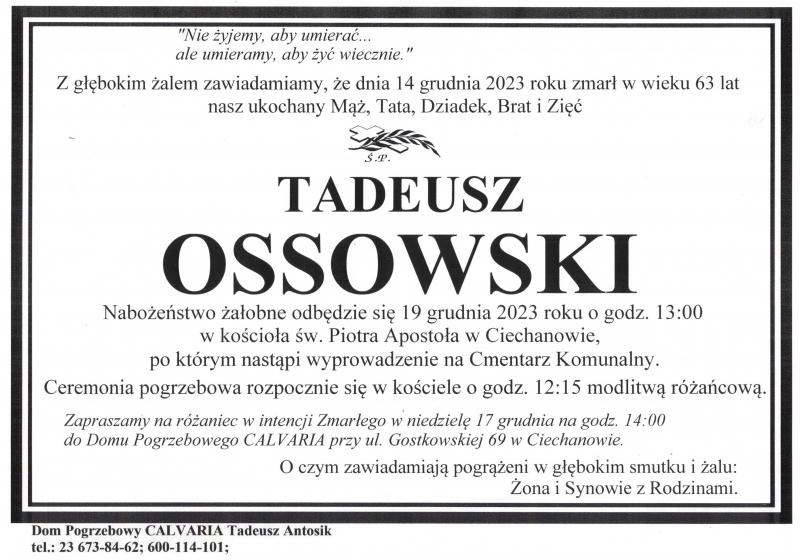 Tadeusz Ossowski