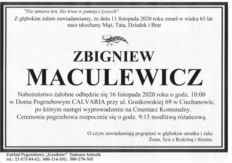 Zbigniew Maculewicz