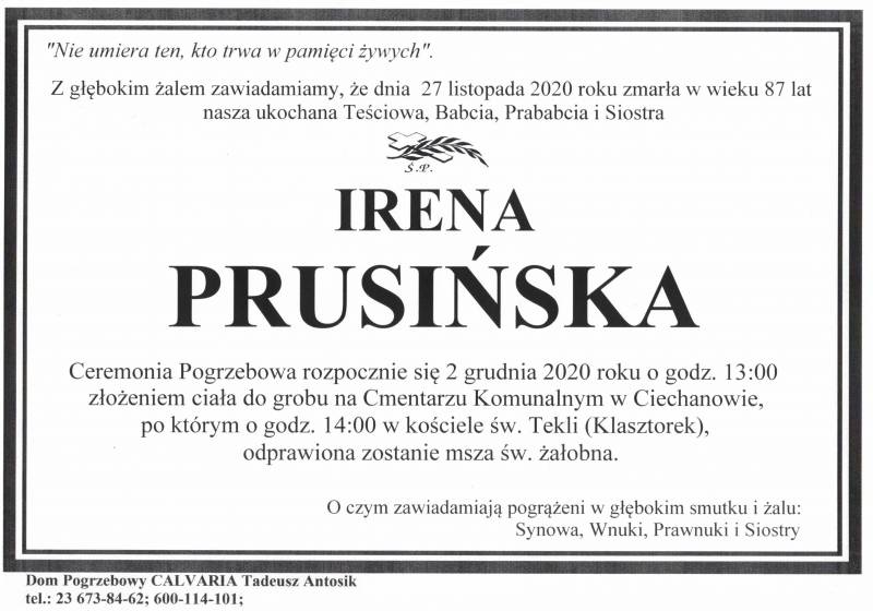 Irena Prusińska