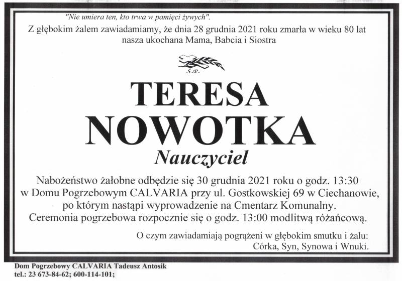 Teresa Nowotka